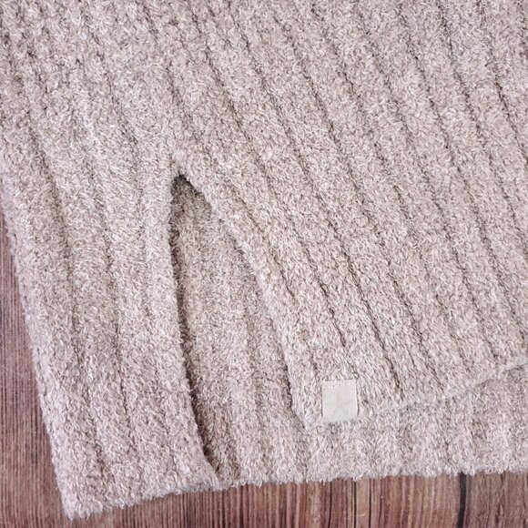 Barefoot Dreams CozyChic Lite Long Weekend Cardi Womens Large Taupe BDWCL1012 - Picture 10 of 15